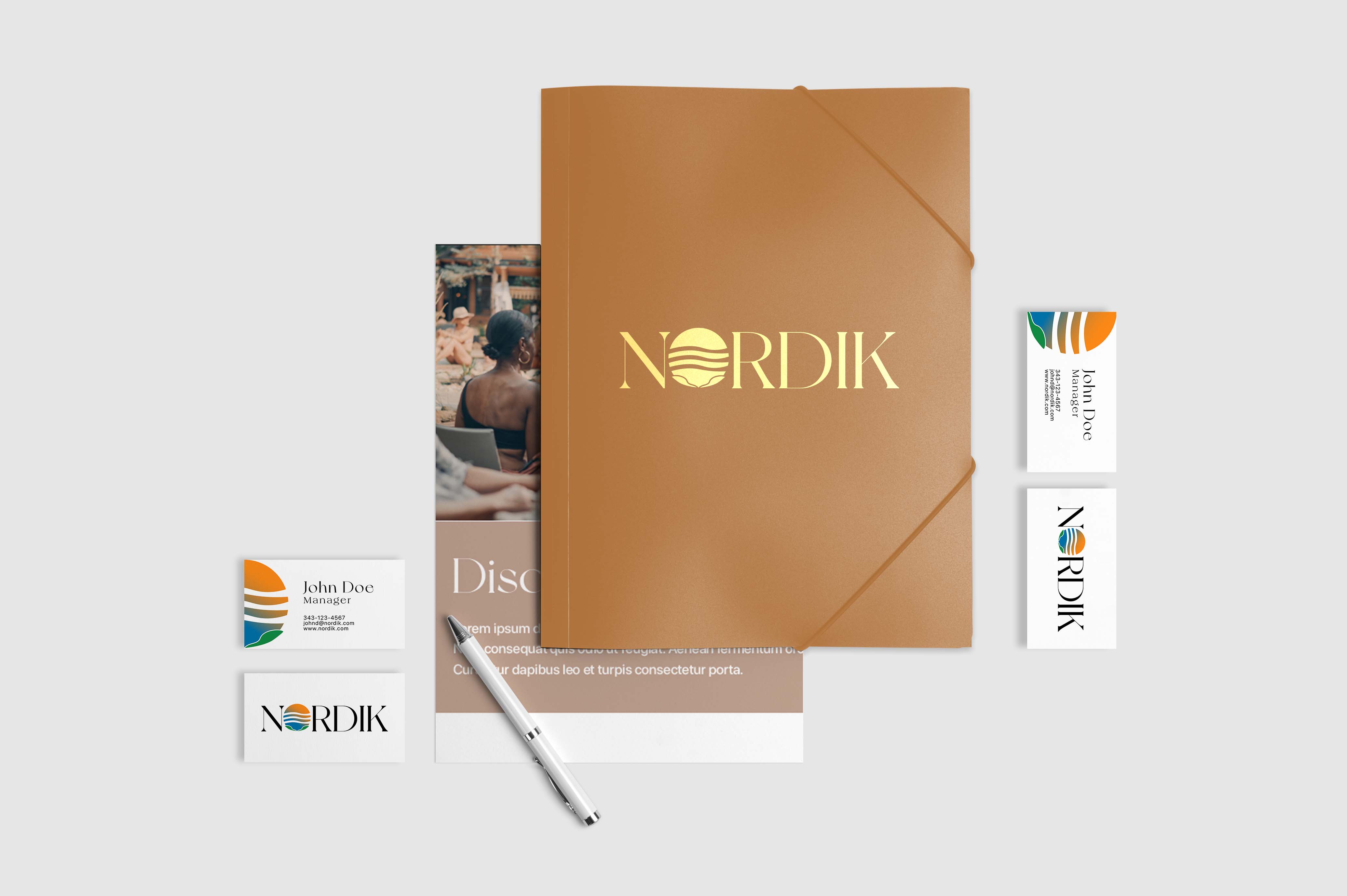 Nordik logo application