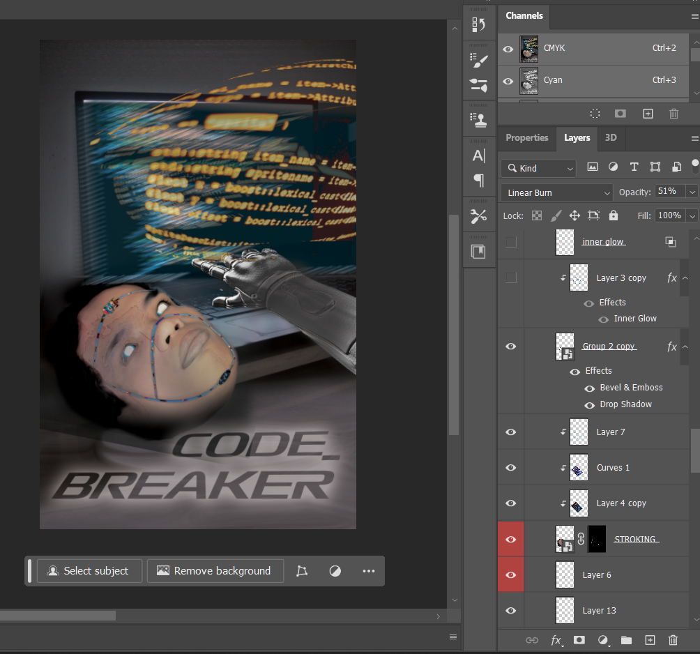 Poster assets layers