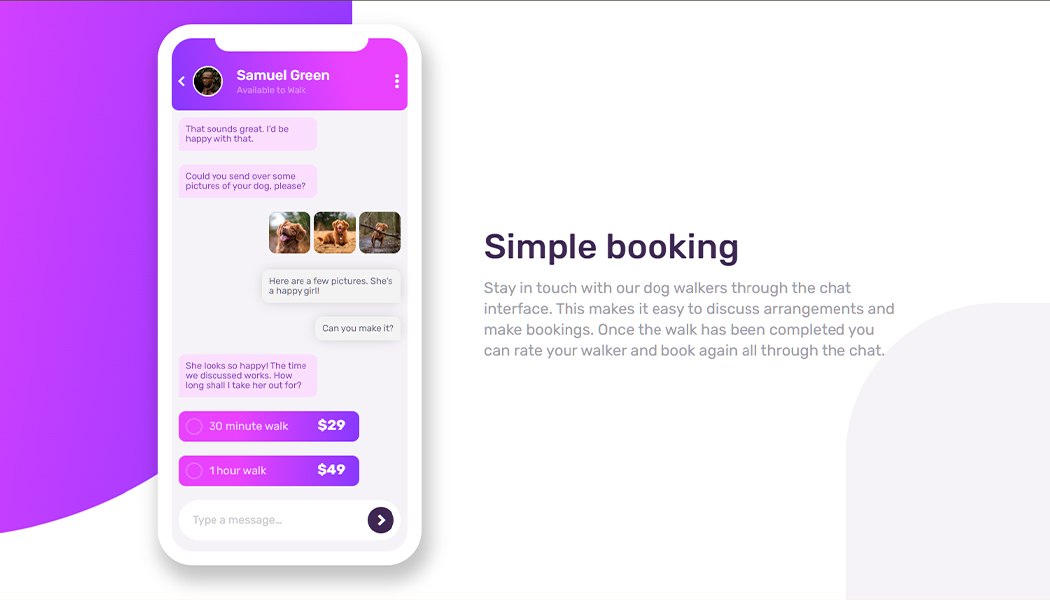 Chat App Landing Page