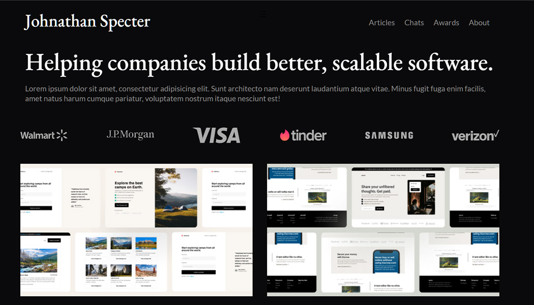 Web Developer Portfolio